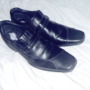 Brunello Black Leather Shoes